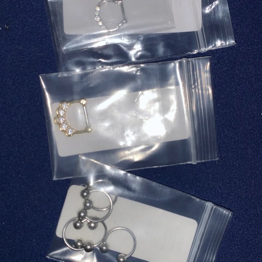 NEW NOSE RING LOT